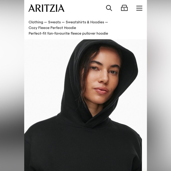 Aritzia TNA Sweatfleece Cozy Fleece - Perfect Fit - Picture 6 of 6